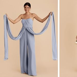 Birdy grey Gigi jumpsuit - dusty blue